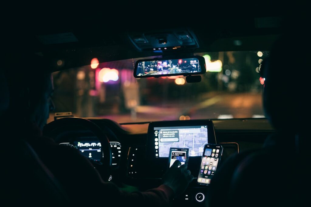Rideshare vehicle accident in Arizona city traffic